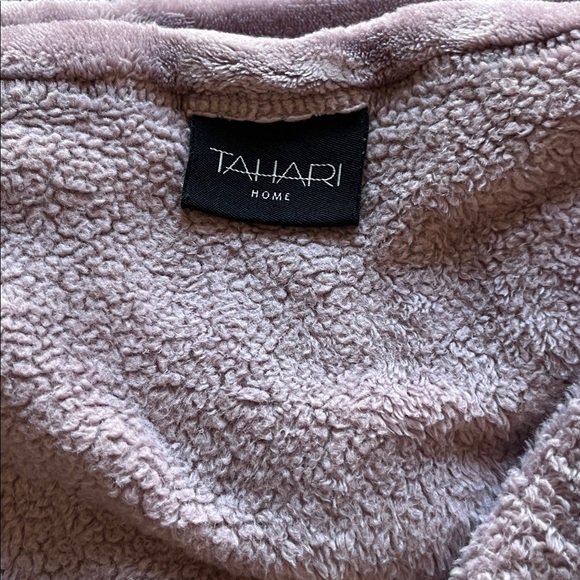 Tahari Home King Size Lavender Plush Blanket - Picture 2 of 5